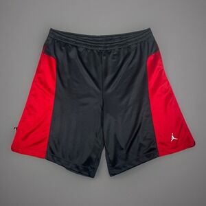 Vintage Y2K Jordan Basketball Shorts Men 2XL Durasheen Dazzle Shiny Satin Baggy